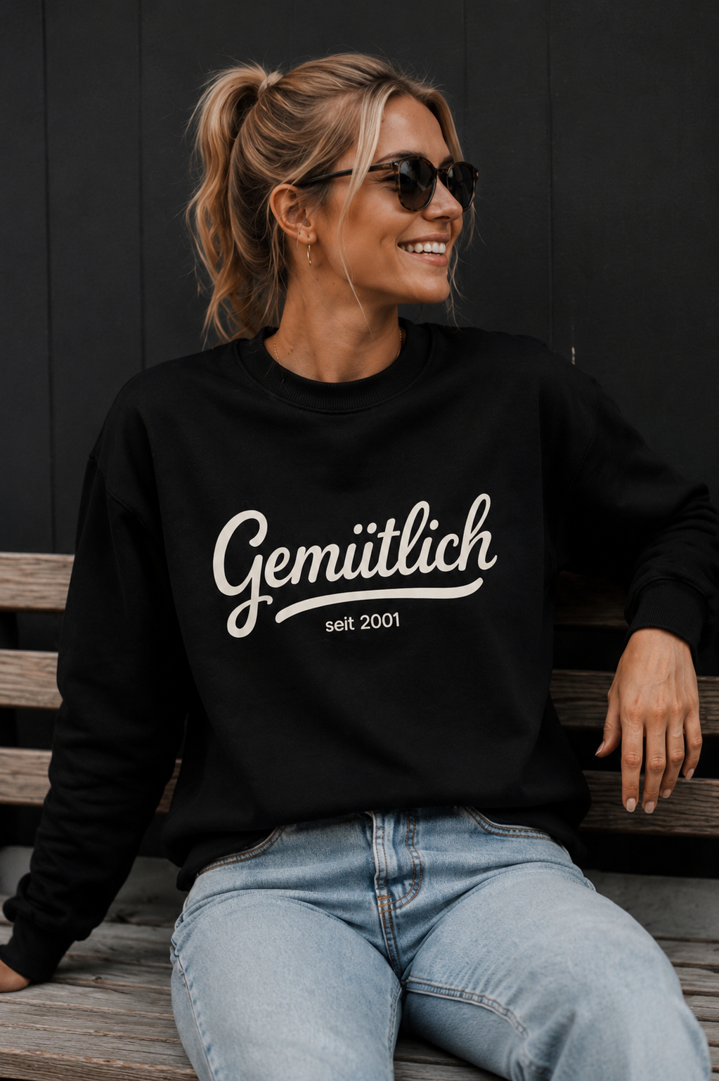 Gemütlich Sweatshirt im Alltag